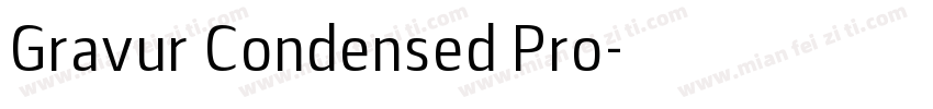 Gravur Condensed Pro字体转换